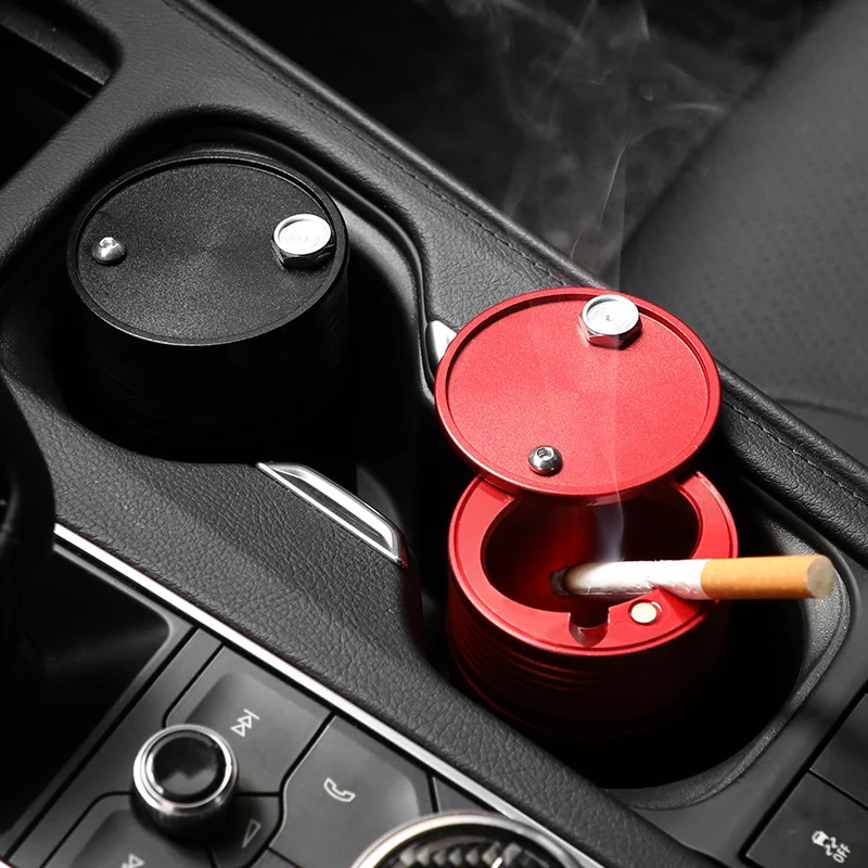 Автомобильная пепельница Высокая огнестойкая пепельница портативная простая сигарета дымовая Автомобильная металлическая пепельница для Toyota Honda BMW BenzAudi general