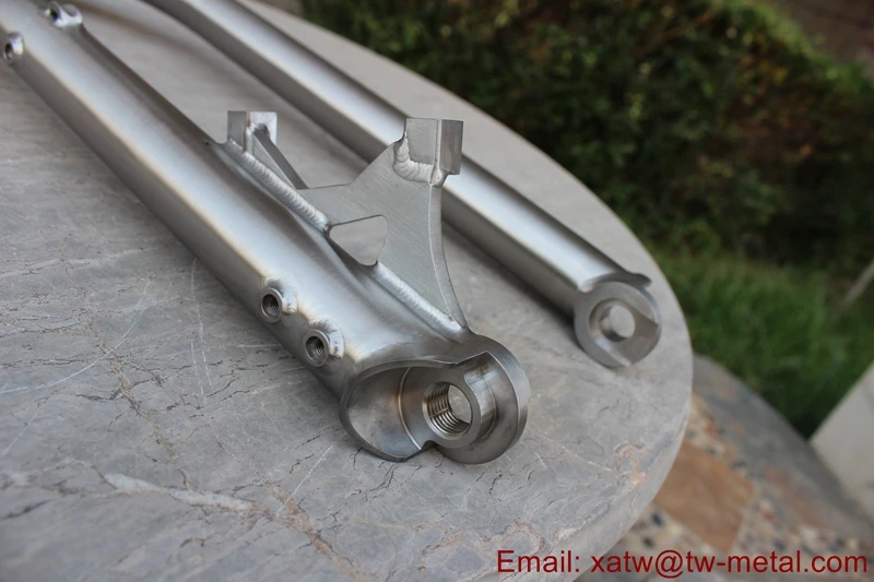 Титановый горный велосипед вилка с конической трубкой steerer титановая Велосипедная вилка mtb с выпадом оси