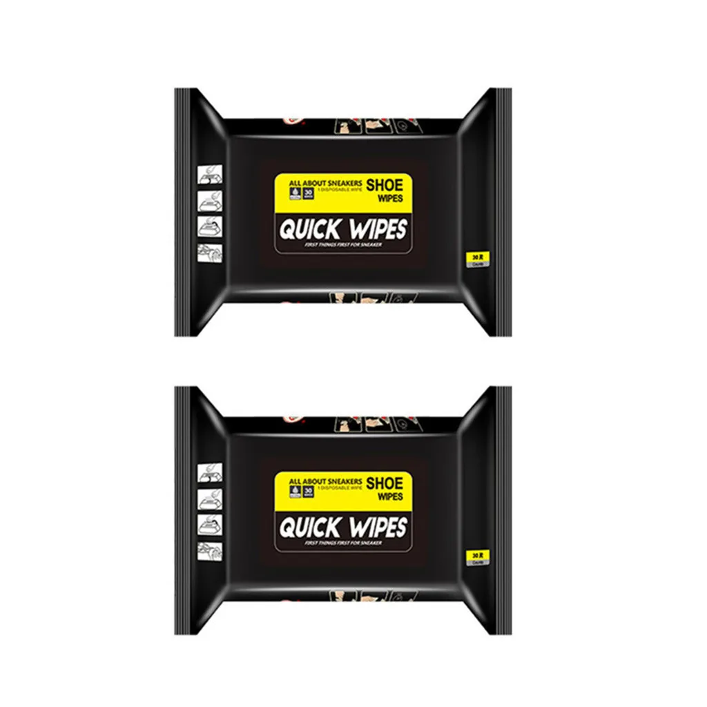 Одноразовые влажные салфетки для обуви сандалии салфеток 2 упаковки портативное