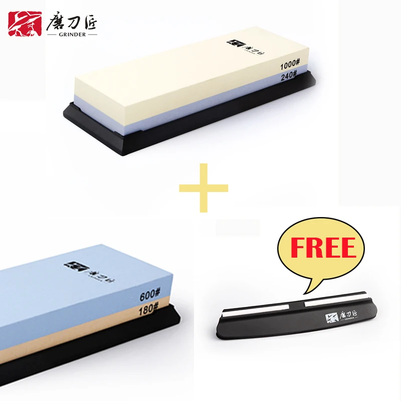  240/1000 mesh and 180/600 mesh double-sided sharpening stone grind combination kitchen knife sharpe - 4000151621540