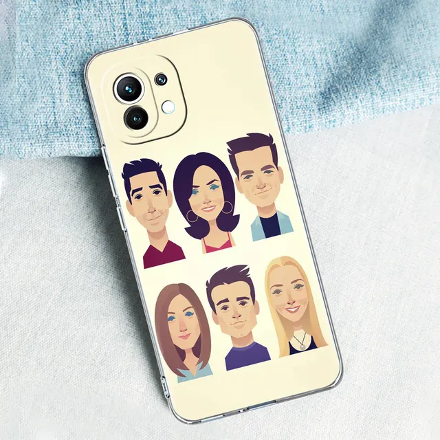 Clear Soft Case For Xiaomi Mi Poco X3 NFC 10T Pro 9T M3 11 Note 10 Lite F3 GT F1 Silicone Phone Cover Friends TV Coffee Fundas PTTM-CLS12