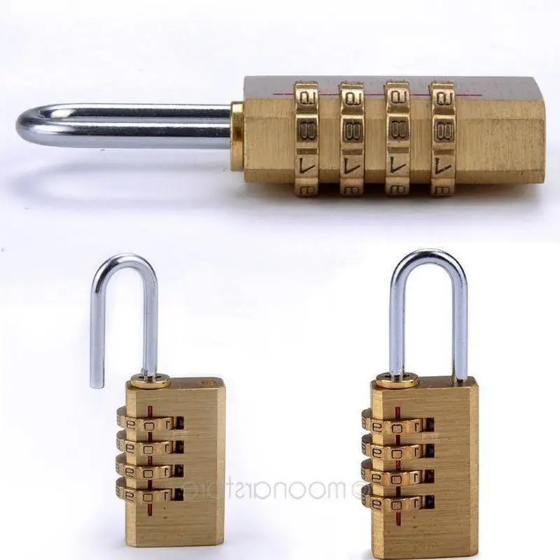 

4 Digit Metal Combination Lock Password plus Padlock