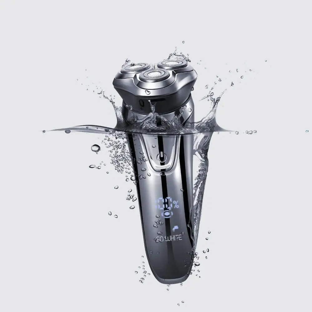 ES3elctric shaver Xiaomi электробритва Mijia бритва станок для бритья для мужчин Сухой Влажной бороды Триммер перезаряжаемый Турбо режим основной-Sub двойное лезвие ES3 - Цвет: ES3elctric shaver