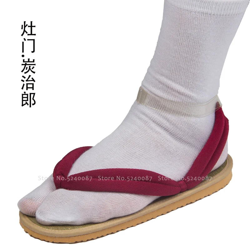 Najtaniej Anime Cosplay Kamado Nezuko Geta drewniaki Demon Slayer Kimetsu No Yaiba sandały buty Kamado Tanjirou Agatsuma Zenitsu klapki