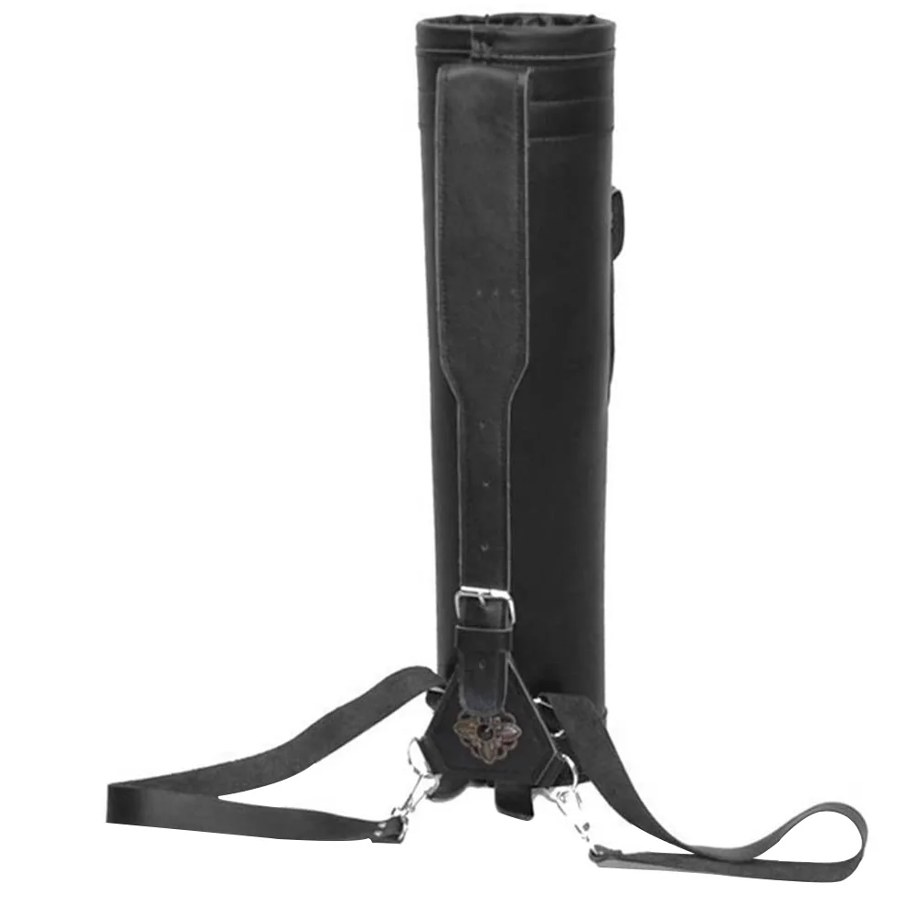 Tiro com Arco Ombro para trás Quiver com Grande Bolso de Armazenamento Seta Quiver Ajustável Molle Setas Titular Tradicional 8 tiro com arco ombro para trás quiver