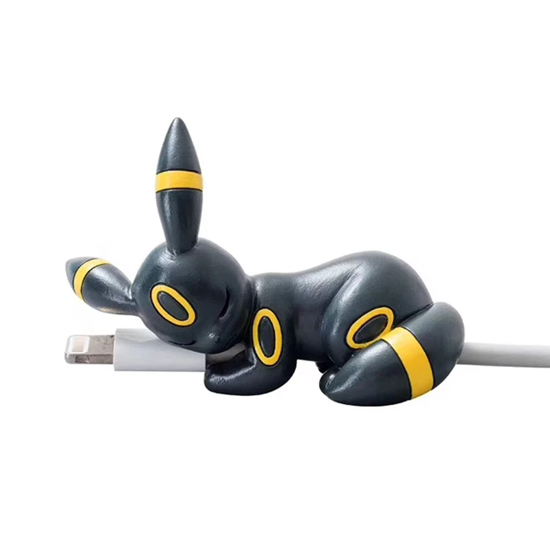 Pokemon Cartoon Figure Animation Image  Creative Data Cable Protective Cover Universal Charger Anti-breaking Rope  Birthday Gift