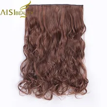 Длинные искусственные волосы, синтетические волосы на заколках для наращивания, натуральные волосы, волнистые волосы, блонд, коричневый, черный, AISI BEAUTY