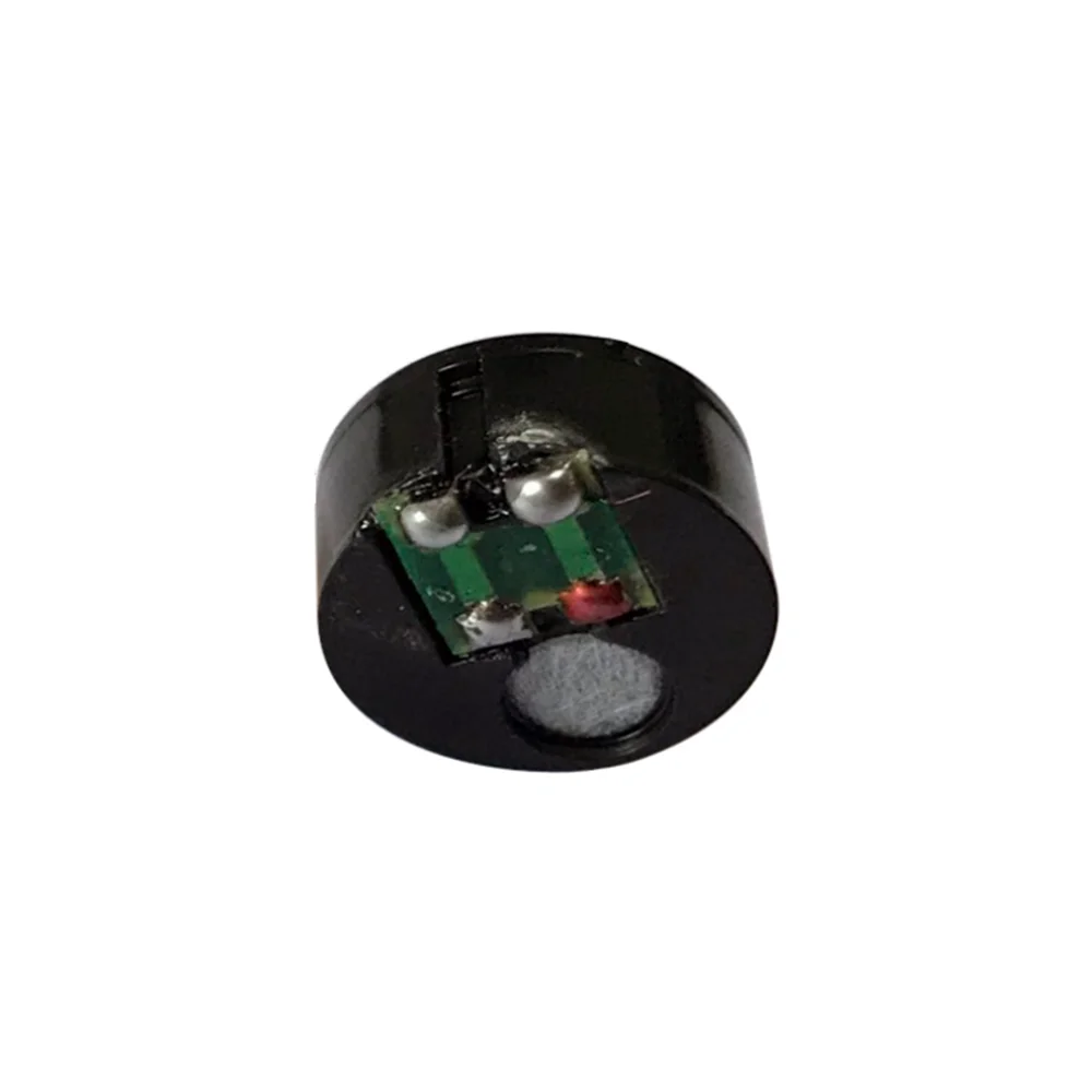 Cápsula de Microfone Taidacent 20 Peças 15 mm Cabeça Montada Dinâmico Microfone Captador de Microfone Cápsula Condensadora Ktv Conferências