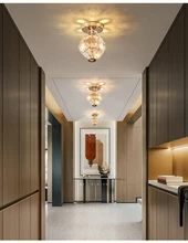 

8W LED Ceiling Light Modern Chandelier Creative Mini Ceiling Lamp Crystal Design Tricolor Dimming for Hallway Stair Entrance
