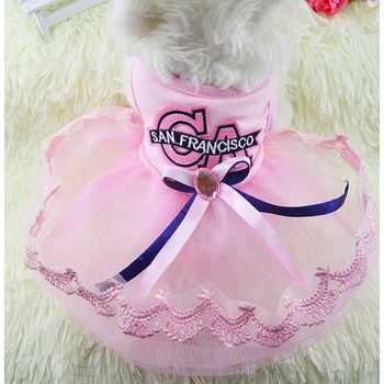 

Dog Clothes for Small Dogs Dress Sweety Princess Dress Spring Summer Puppy Small Dog Lace Princess Chihuahua Dog