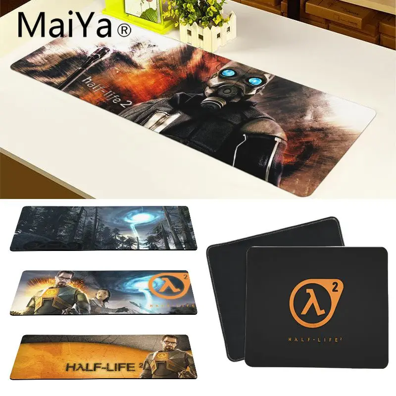 

Maiya Top Quality half life 2 Silicone large/small Pad to Mouse Game Free Shipping Large Mouse Pad Keyboards Mat