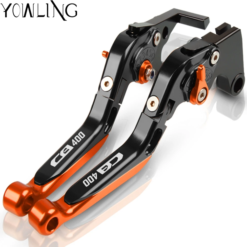 Motorcycle Extendable Adjustable Foldable Handle Levers Brake Clutch Lever For HONDA CB400 1992 1993 1994 1995 1996 1997 1998