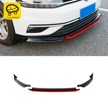 

CARMANGO for VW Volkswagen Golf 7 Golf 7.5 MK7 2013-2017 Car Front Lip Chin Bumper Body Kits Deflector Spoiler Splitter Diffuser