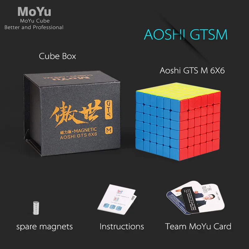 Moyu Aoshi 6x6x6 cube Magnetic Magic Cube Speed 6x6 cubo magic puzzle | Игрушки и хобби