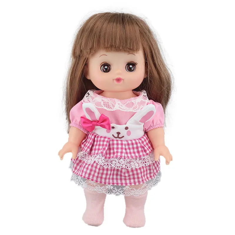 Прекрасный полосатый комбинезон для 25 см Mellchan Baby Doll Одежда Аксессуары