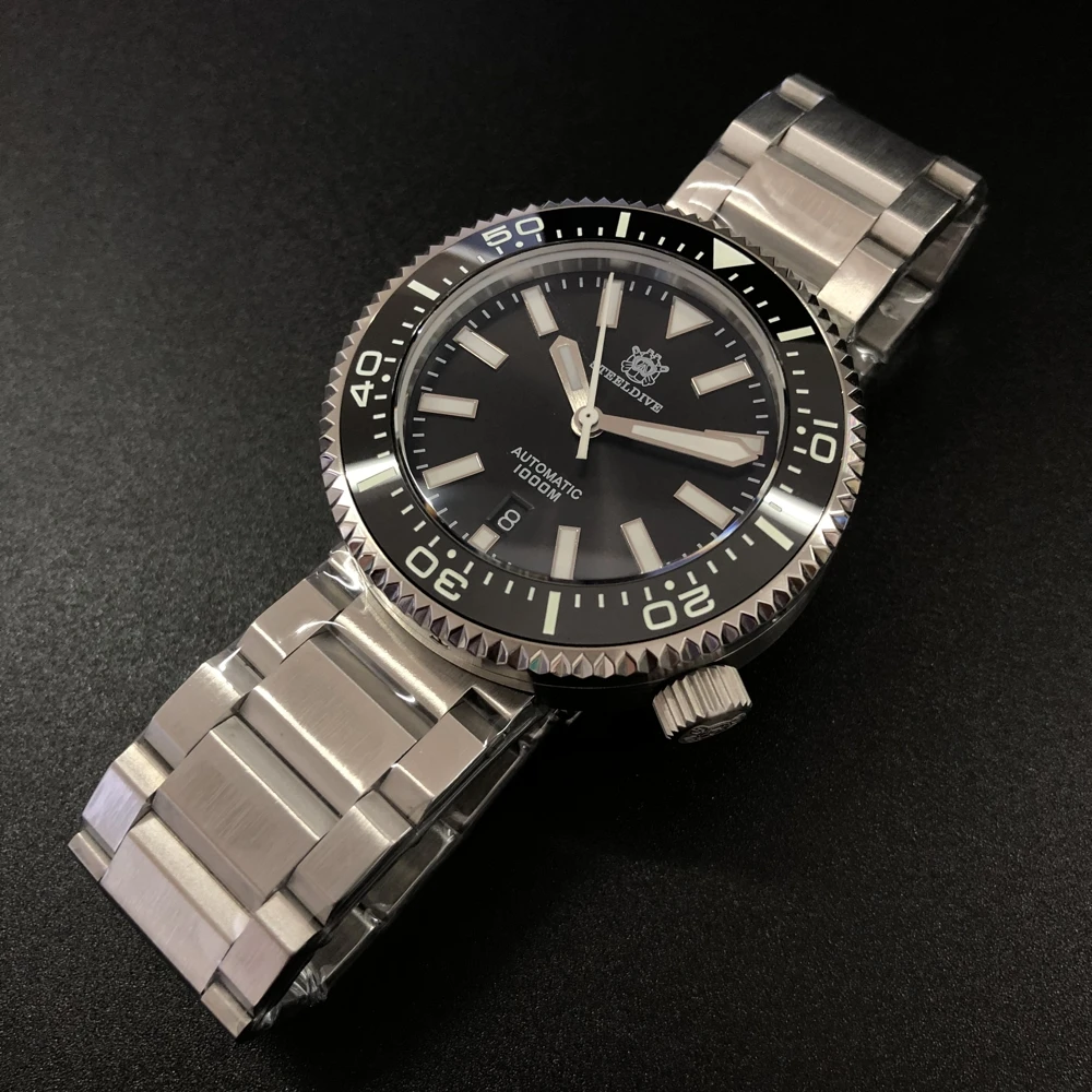 1000M Diver Watch Men Nh35 Japan Tuna Skx007 Automatic 316L Stainless Steel Mechanical Watch Cerami-2