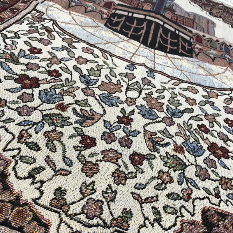Prayer Mat Muslim Prayer Rug Islamic Carpet Mat For Muslim Prayer Braided Mats Vintage Pattern Eid Rugs Tassel Decor