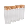 5pcs 30ml 30*70mm Test Tubes Glass bottle with Cork Lids Wishing bottles Glass Jars Glass vessels Spice Jars for Wedding Favors 3
