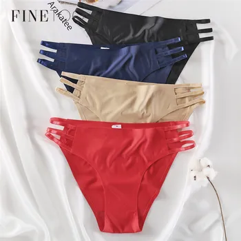 

FINETOO Seamless Panty Comfort Lace Briefs For Women Hollow Out Lace Panties Female Underwear Fashion Panty Set Soft Lingerie