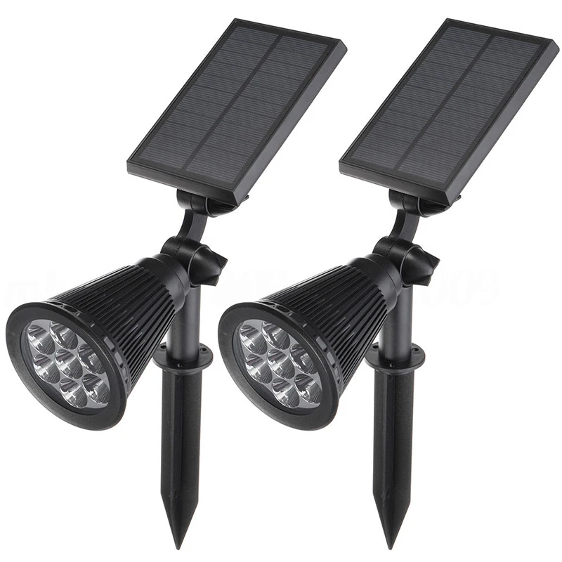 

2/5pcs Solar Power Outdoor Garden Lawn Landscape LED Spotlight Path Lamp