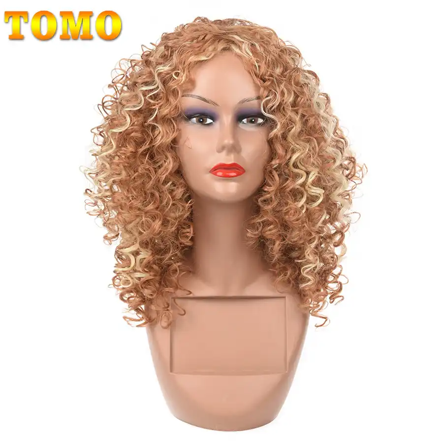 Tomo Afro Kudryavye Pariki Dlya Chernyh Zhenshin Korichnevye Smeshannye Korichnevye Sinteticheskie Pariki Vysokotemperaturnoe Volokno Afrikanskaya Pricheska Krasnyj Belyj Aliekspress