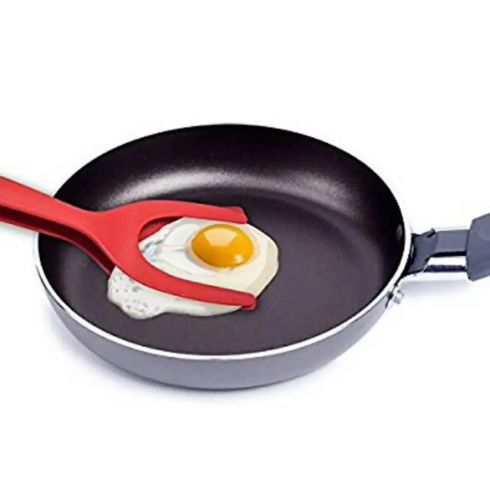 2-в-1 тостов омлет креплением в виде Лопата отменил шпатель силикона омлет шпатель тосты, форма для жарки яиц в виде кухонные инструменты для зажима