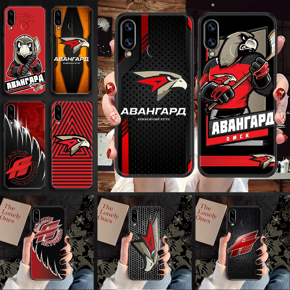 Avangard чехол для телефона с хоккейной игрой Huawei Honor 6 7 8 9 10 10i 20 A C X Lite Pro Play черный