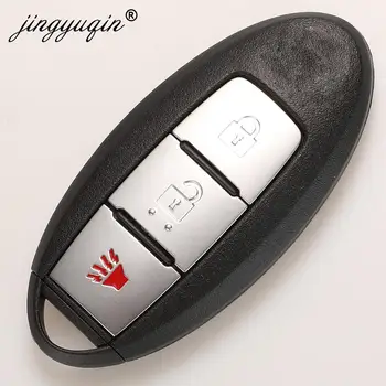 Keyforkess 5 pezzi TWB1J701 Smart Remote Car Key 315MHz ID46 7952 per NISSAN March Tiida Micra Leaf 3 pulsanti Keyless Fob - Jingyuqin 5 pezzi TWB1J701 Smart Remote Car Key 315MHz ID46 7952 per NISSAN March Tiida