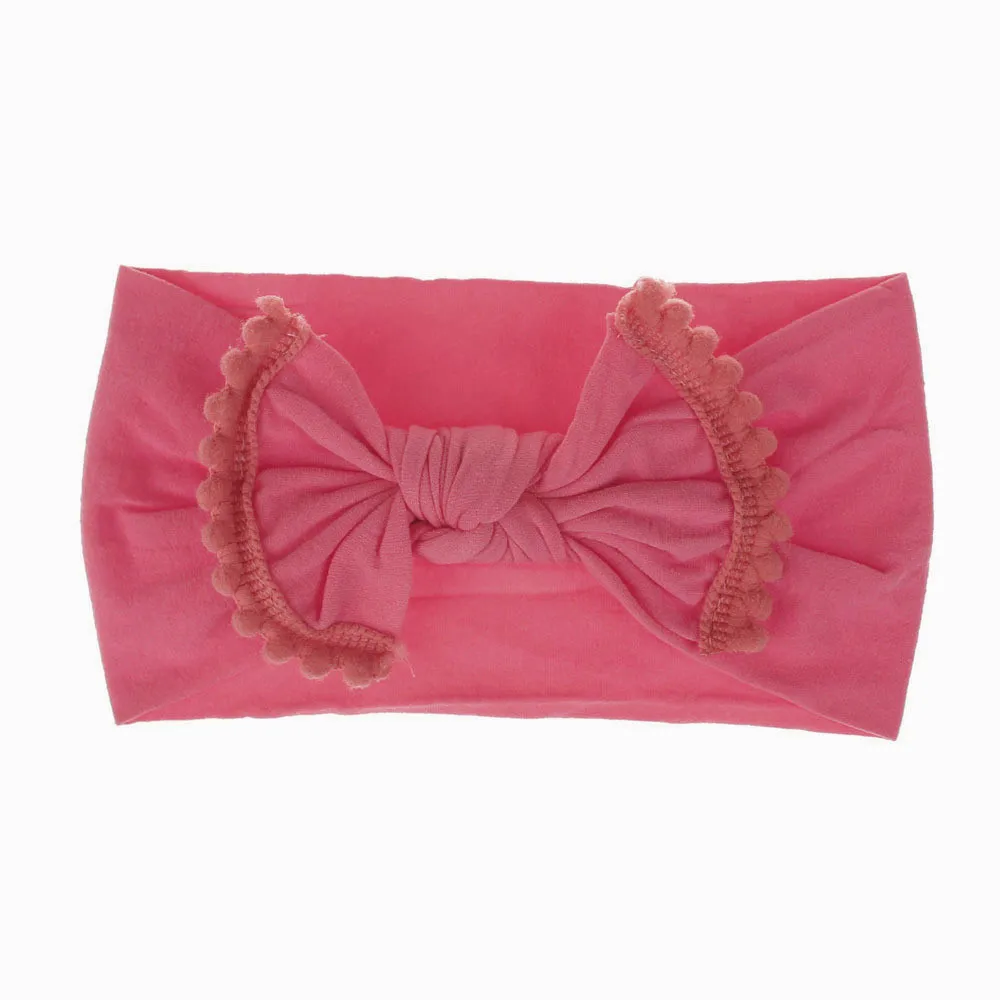 new baby headband Infant hair accessories Baby Toddler Infant Bowknot Headband Stretch Headwear Gift Toddlers headwrap