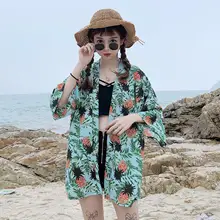 Женские топы и блузки Ulzzang Harajuku Kawaii Топ рубашка Японская уличная одежда блузка женская мода рубашки женские