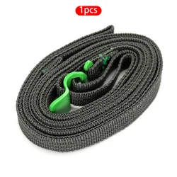 Heavy-Duty Nylon Luggage Strap with Cam Buckle - 200CM, 125kg Load Capacity (Green)