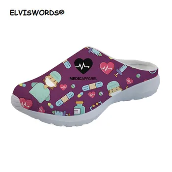 

ELVISWORDS Premium Life Saver Women Sandals Doctors Casual Mesh Comfortable Summer Water Ladies Shoes Home Slippers for Girls