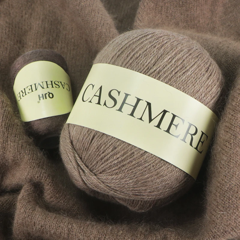 QJH 50+20g Cashmere Yarn Knitting Hand-knitted High-grade Worsted
