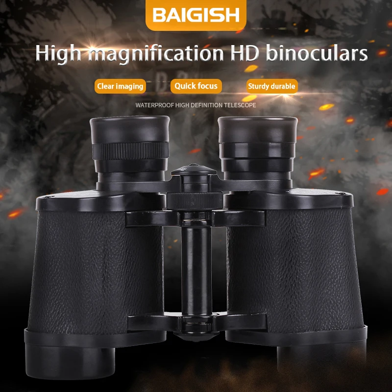 Binoculars 8x30 Professional Military BAK4-Prism Low light night vision For Hunting Travel Camping long range binoculars