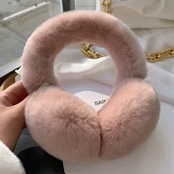 Ear Muffs For Women Winter EarWarmers Soft Warm Cable Furry  Ear Covers For Cold Weather