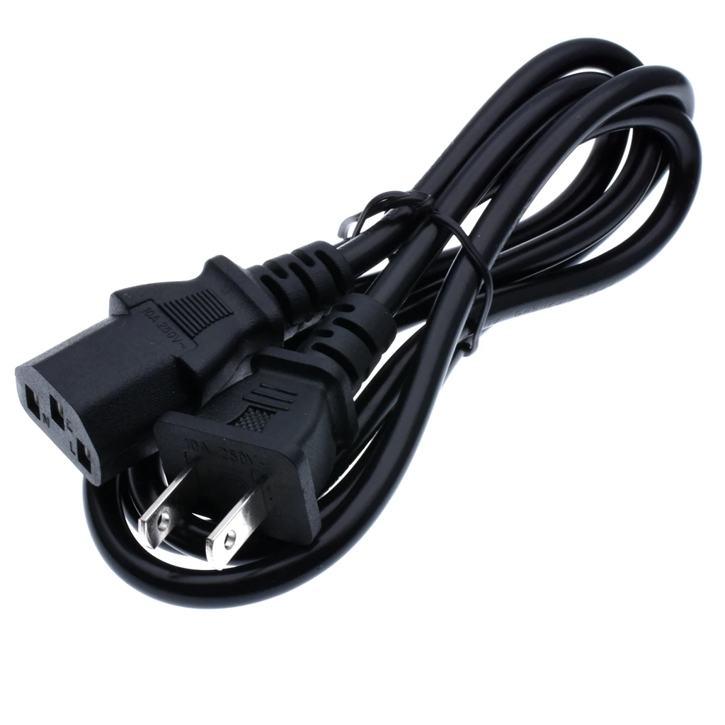 1.2m EU/US Plug AC Power Supply Adapter Cord Cable Lead 3Pin for Laptop  Charger Power Cords 1000W