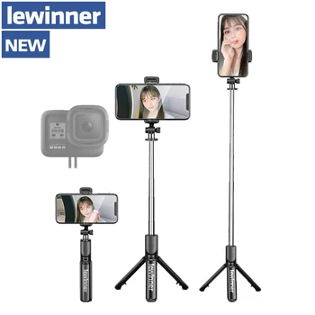 

Lewinner Wireless Selfie-Stick Monopod Tripod S03 Bluetooth selfie stick for Huawei Xiaomi iPhone Gopro 7 6 5 Sports Action