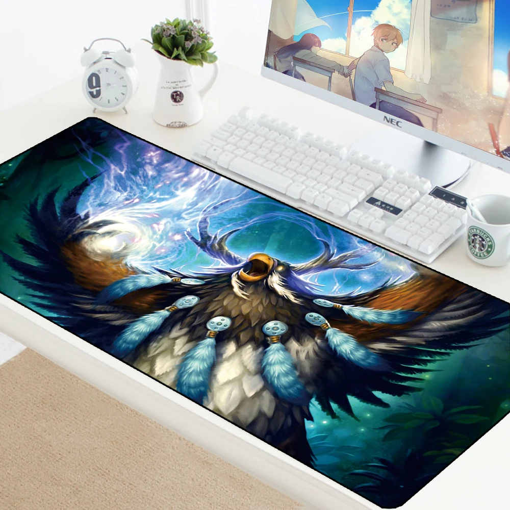  Custom Rubber Gaming MousePad World of Warcraft Desk Mouse pad For Laptop Mat Speed Keyboard Office