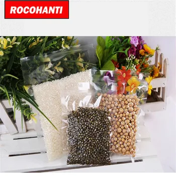 

12*17cm Heat Seal Transparent Vacuum Seal Tea Bag Vacuum Plastic Packaging Bag Custom LOGO Printed Wholesale 100pcs/lot