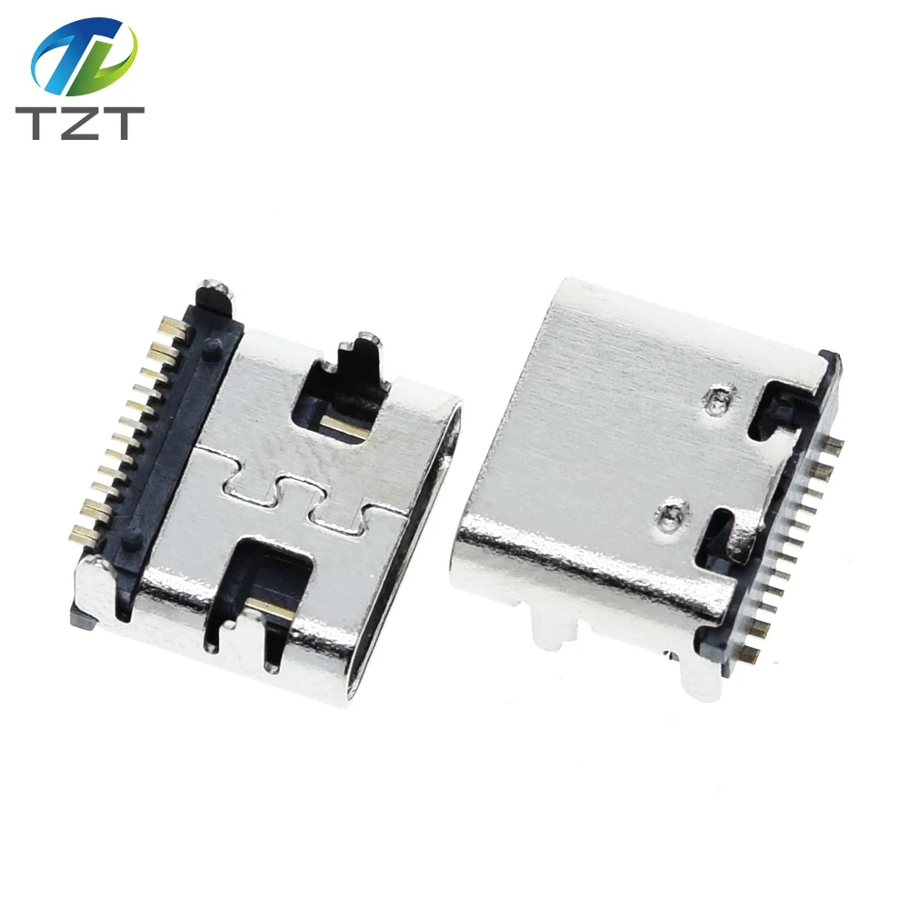 10PCS Micro USB JACK 3,1 Typ-C 16pin buchse Für Handy lade port Lade Buchse Gute qualität – Detail 3