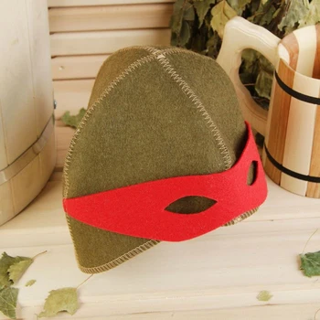 

Bath shakadetskaya "Ninja", felt, 100% wool