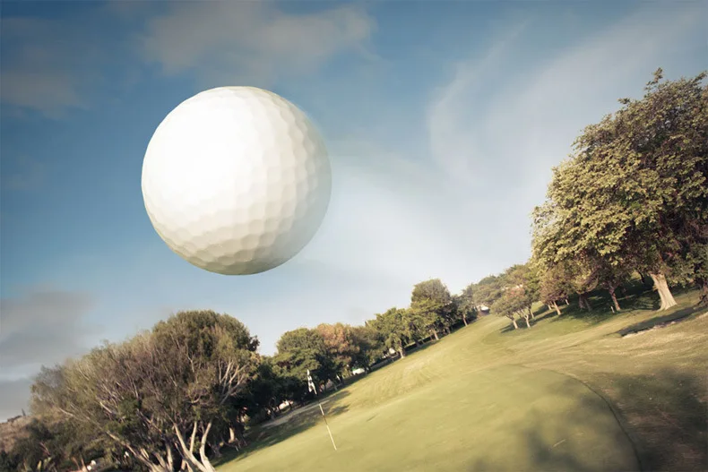 Manufacturers Direct Selling Golf Color Double Layer Practicing Ball Gift Ball Driving Range Only Long-Range Ball