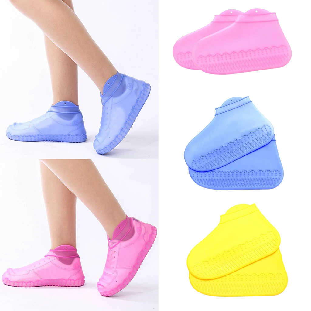 

Outdoor Cycling Silicone Overshoes Rain Waterproof Shoe Covers Boot Cover Protector Men Women