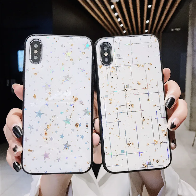 Чехол с блестящими звездами для huawei P30 Pro для huawei p20 lite P30 p smart Y9 Y6 honor 20 Pro 8A 8x Y7 bling Обложка
