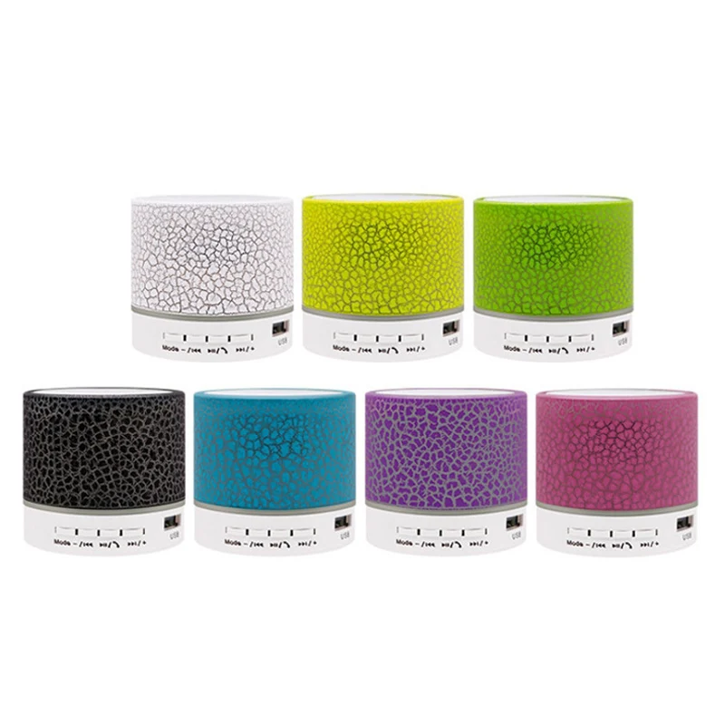WPAIER A9 Burst pattern Wireless Bluetooth speaker LED Colorful mini bluetooth speaker Support TF card outdoor portable