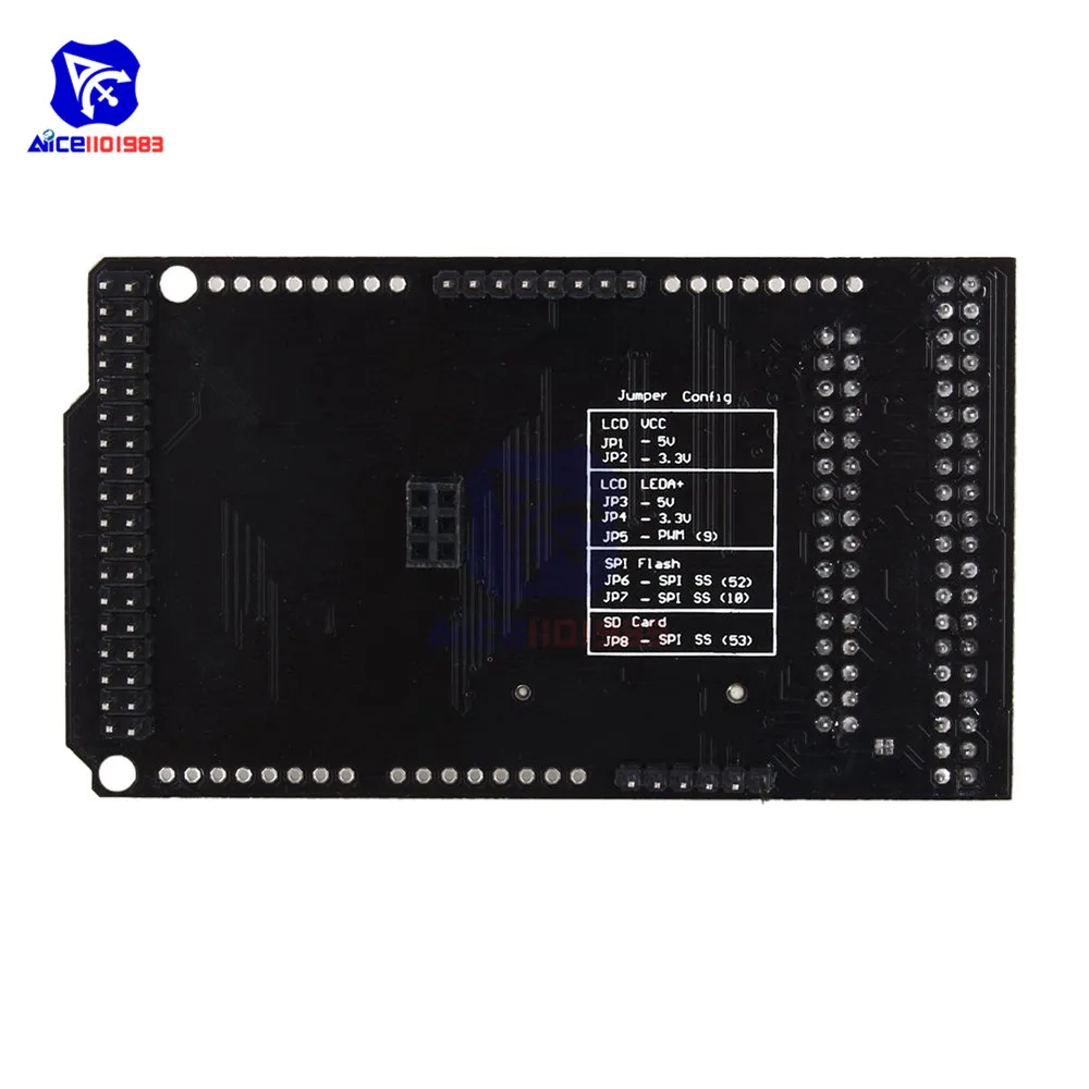 Плата расширения TFT/SD для Arduino DUE 2 8 дюйма 3 дюйма|ЖК-модули| |
