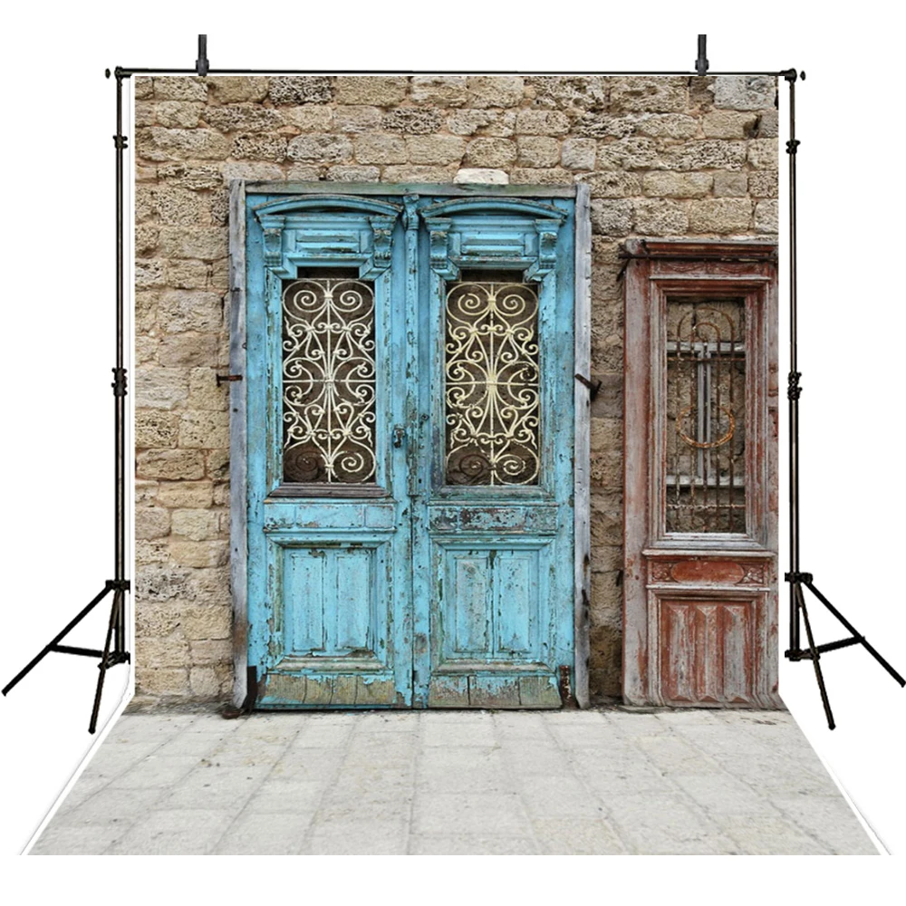 Vintage Doors Photography Backdrops Vinyl Backdrop for Photography Photocall Infantil Children Background for Photo Studio