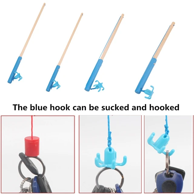 High Quality Wooden Magnetic Fishing Rod Toys For Kids Fishing Game Accessories 3