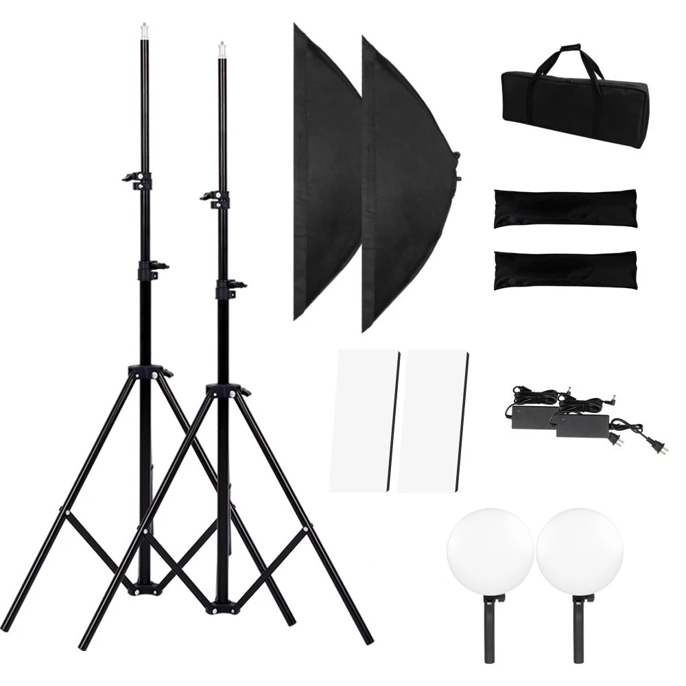 Softbox Lighting Kit 3200-5600k Led Light 6 H9906481942de45a6a31ebb1161615be2t