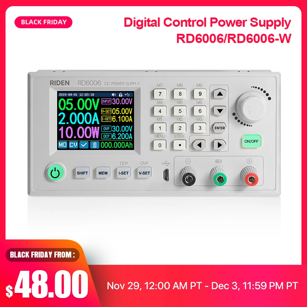 Понижающий модуль питания RD RD6006 RD6006W USB Wi Fi DC напряжение преобразователь